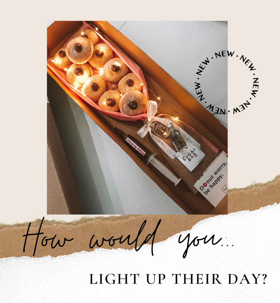 Light-Up My Day Donut Bouquet